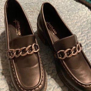 Womens Eastland slip-on shoe, Black, Size 7